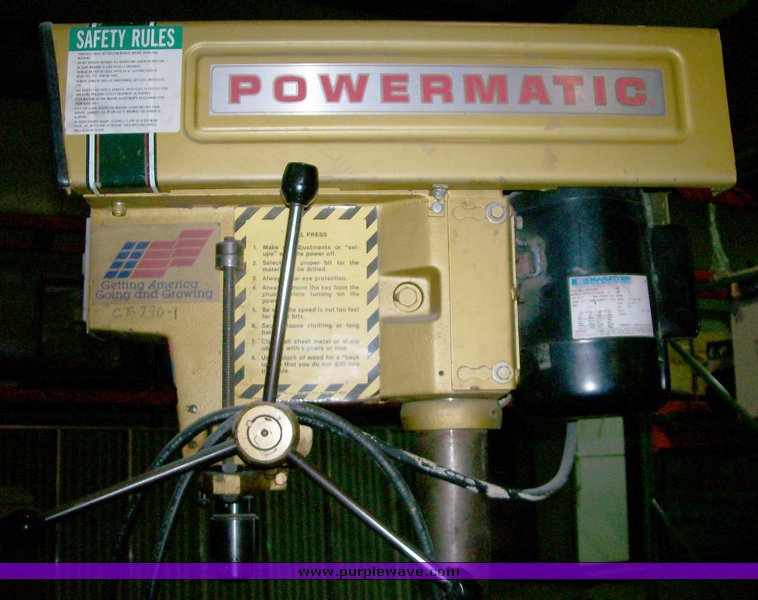 image for item 1112 Powermatic drill press