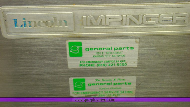 image for item 1508 Lincoln Impinger stacked ovens