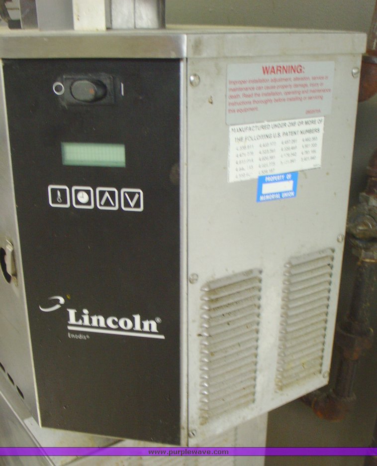 image for item 1508 Lincoln Impinger stacked ovens