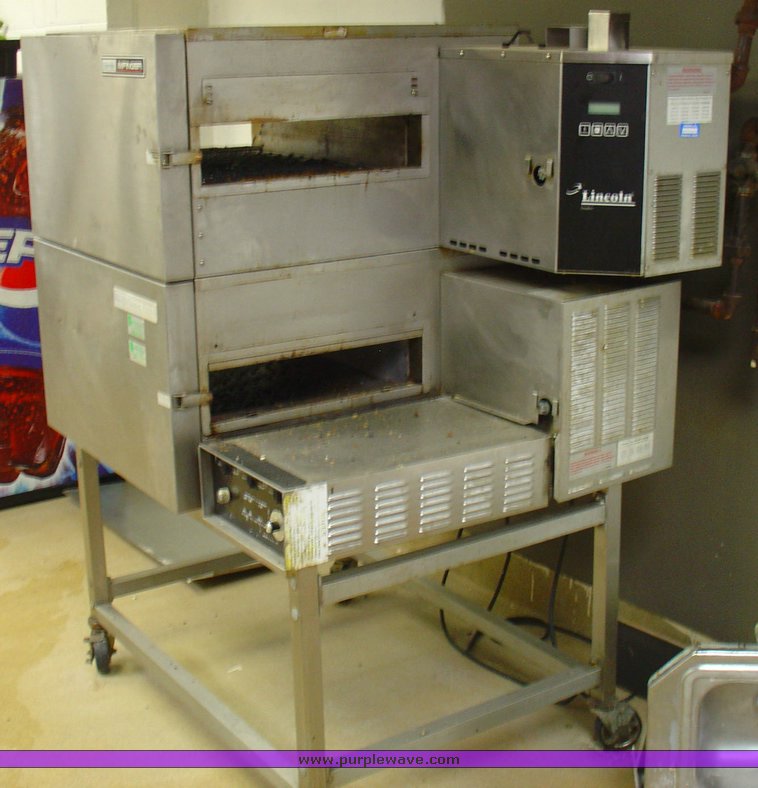 image for item 1508 Lincoln Impinger stacked ovens