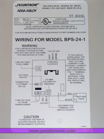image for item 1700 Lock system