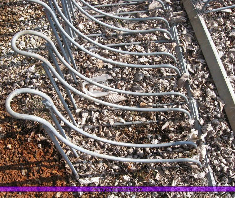 image for item 2065 (3) 10' metal bicycle racks