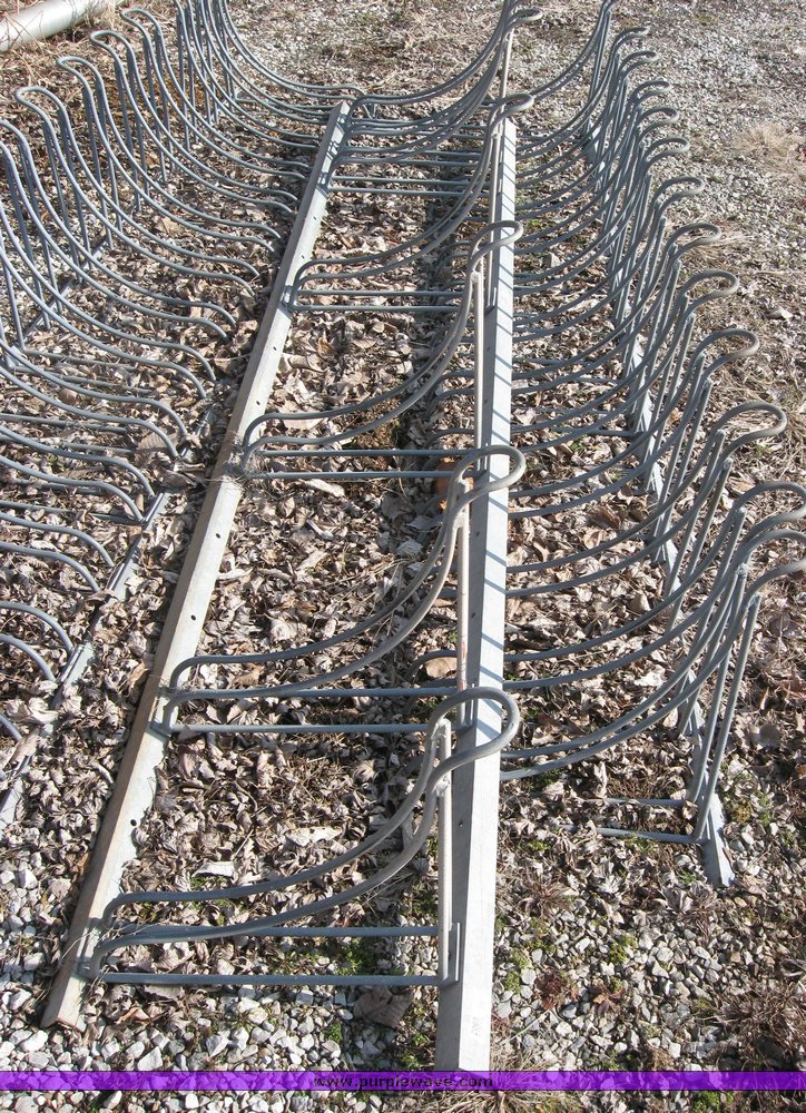 image for item 2065 (3) 10' metal bicycle racks
