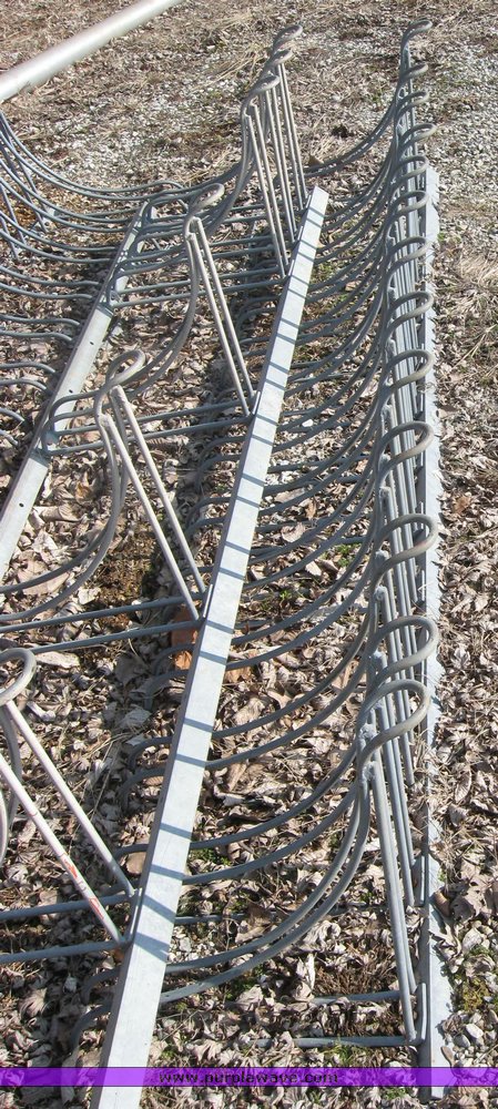 image for item 2065 (3) 10' metal bicycle racks