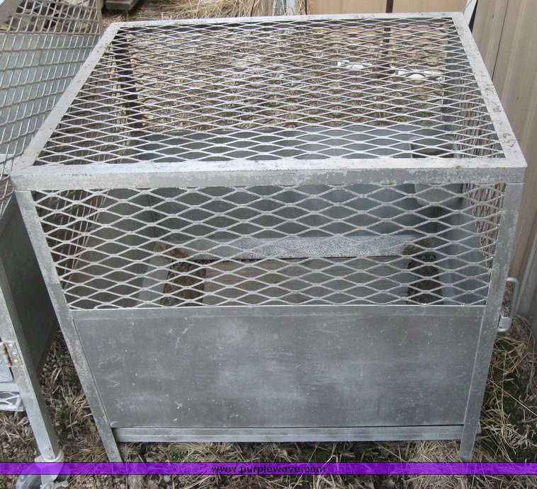 image for item 2070 (2) metal dog crates