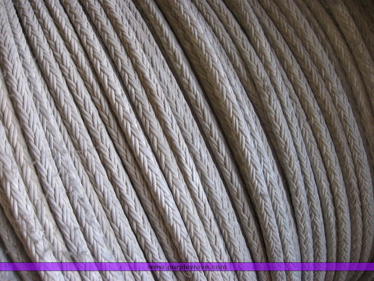 image for item 2074 Approximately 5,000' of 1/2" unibraid rope