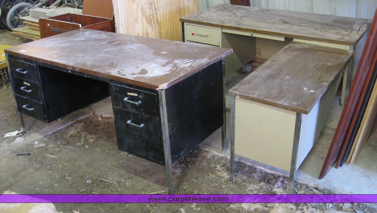image for item 2081 (2) metal desk
