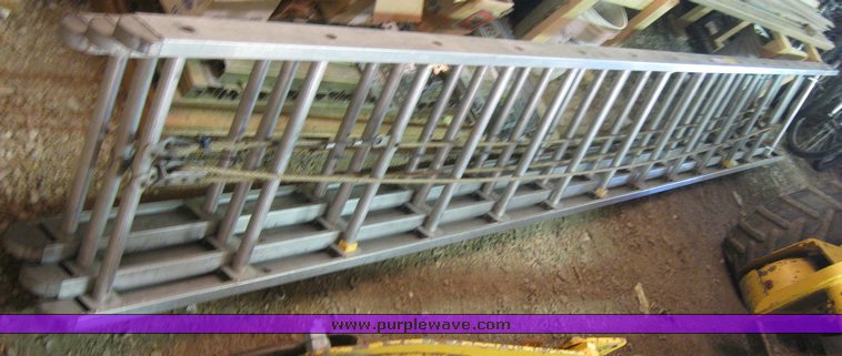 image for item 2085 Duo-Safety Latter Corp 35' three section aluminum extension ladder