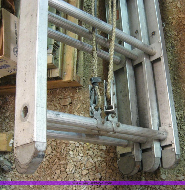 image for item 2085 Duo-Safety Latter Corp 35' three section aluminum extension ladder