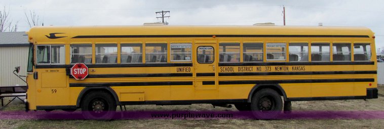 image for item 3248 1994 Blue Bird All American FE 69 passenger school bus