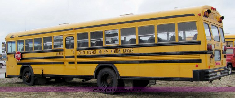 image for item 3248 1994 Blue Bird All American FE 69 passenger school bus