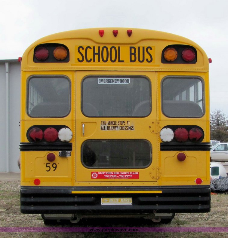 image for item 3248 1994 Blue Bird All American FE 69 passenger school bus