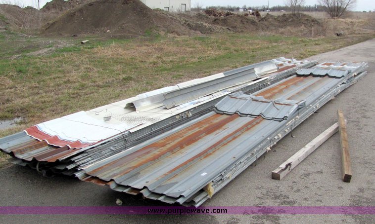image for item 3279 Assorted metal roofing material