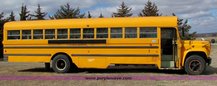 image for item 3365 1984 Ward SS-29 65 passenger school bus