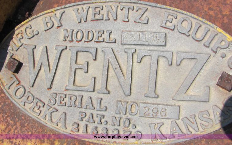 image for item 3428 Wentz V nose plow