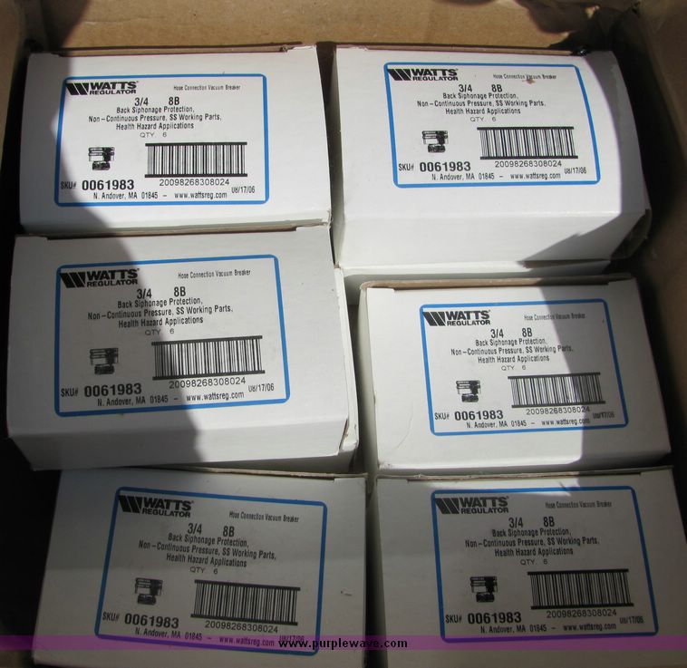 image for item 3435 (16) cases of watt regulators