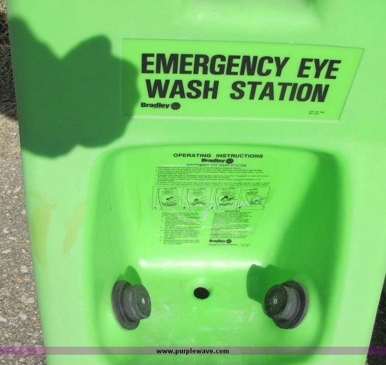 image for item 3436 (2) large plastic emergency eyewash stations