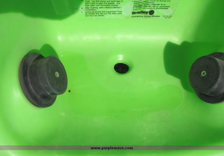 image for item 3436 (2) large plastic emergency eyewash stations