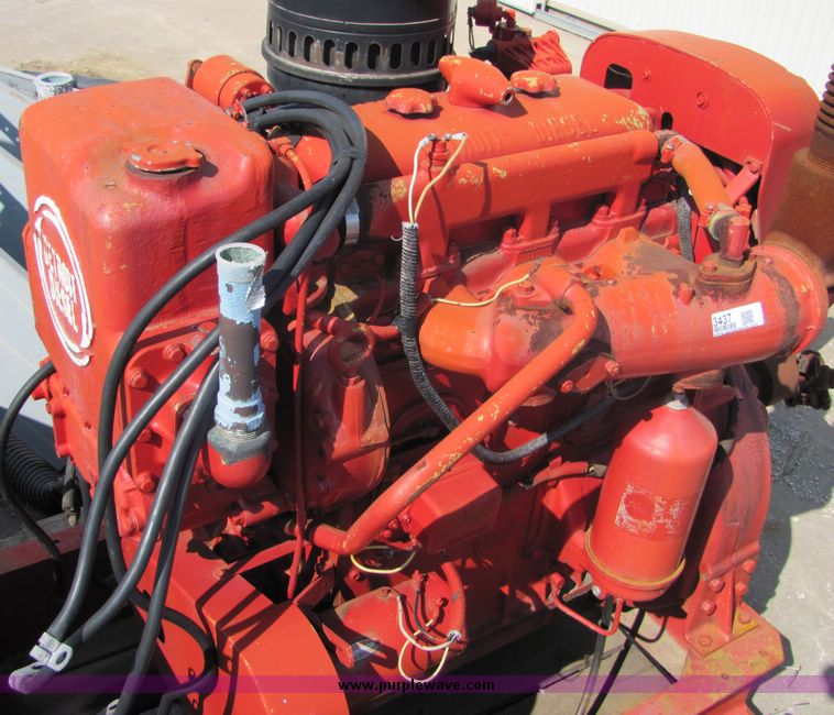 image for item 3437 Detroit RC306 four cylinder engine on stand