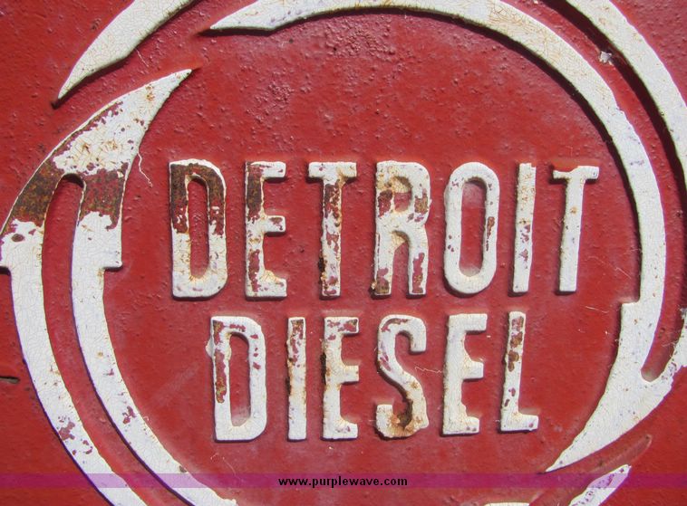 image for item 3437 Detroit RC306 four cylinder engine on stand