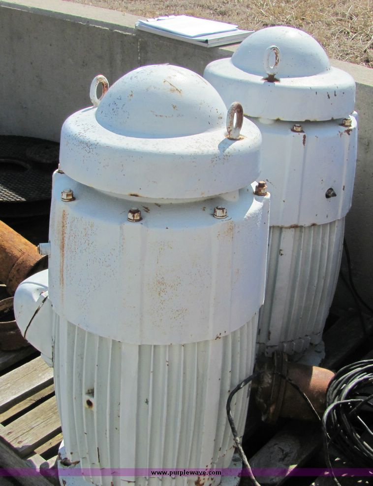 image for item 3438 (2) 40 hp three phase electric motors