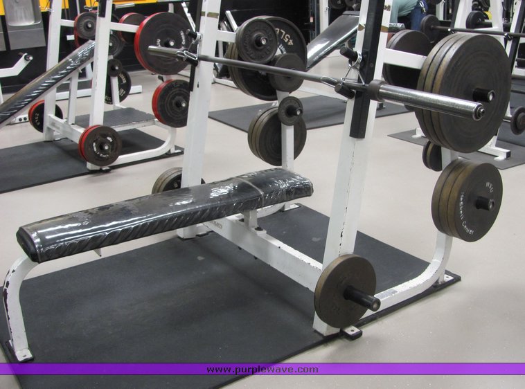 image for item 3480 Weight bench with Badger Magnum weights
