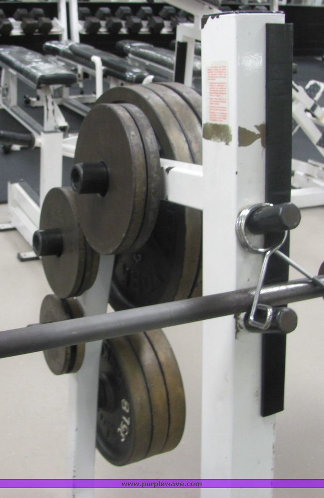 image for item 3480 Weight bench with Badger Magnum weights