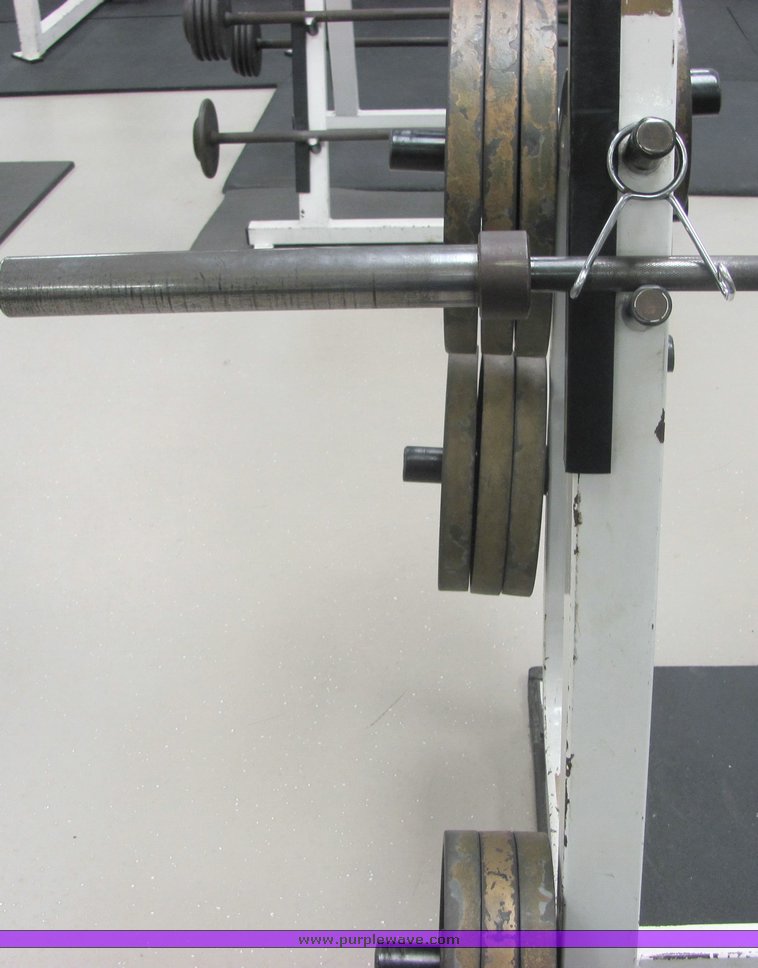 image for item 3480 Weight bench with Badger Magnum weights