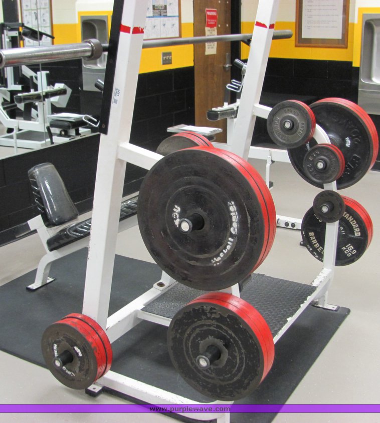 image for item 3481 Incline weight bench with Badger Magnum weights