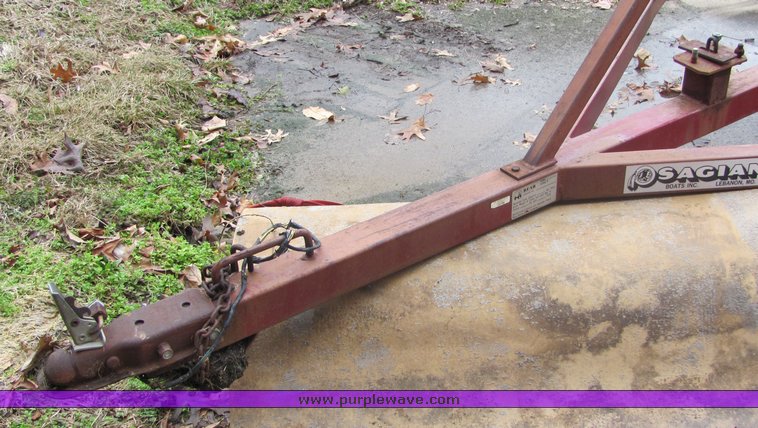 image for item 3493 Sagian canoe trailer