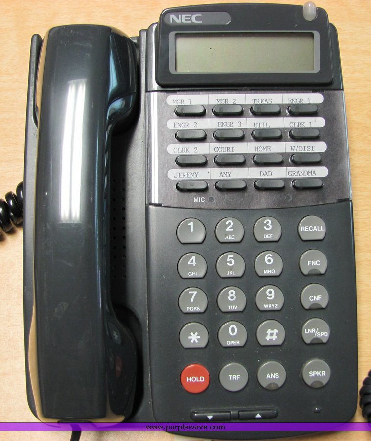 image for item 6012 NEC professional level II telephone system