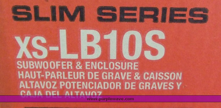 image for item 6548 Sony Xploid Slim series XS-LB10S sub-woofer and enclosure