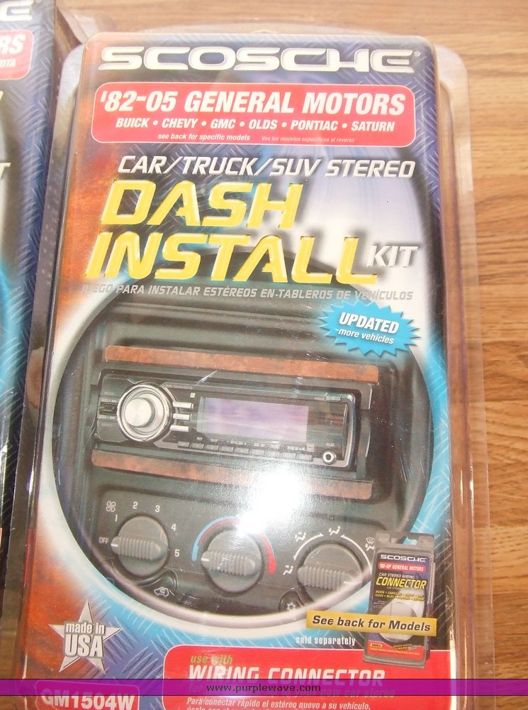 (2) Scosche dash install kits in Waterville, KS Item 6550 sold