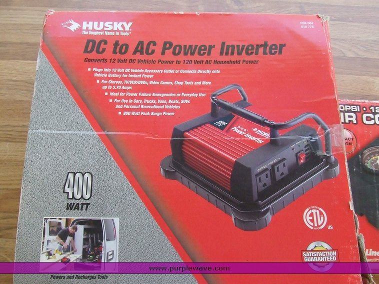 image for item 6552 Huskey DC to AC power inverter