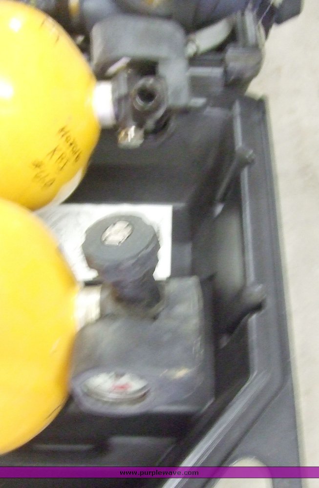 image for item 6557 MSA Ultralite II air mask with case and two tanks