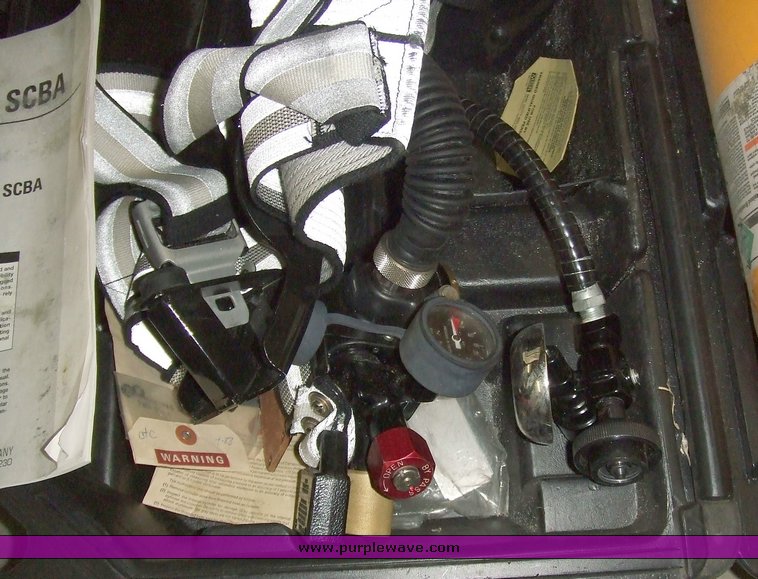 image for item 6691 MSA Ultralite II air mask with case and two tanks