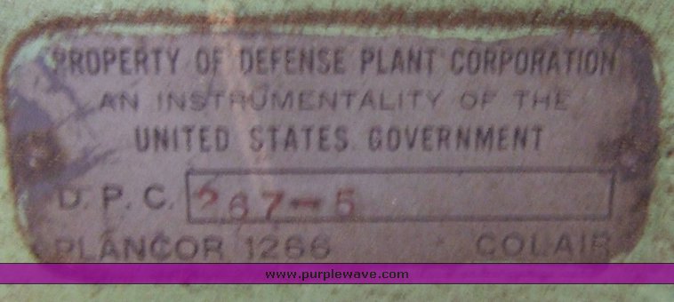 image for item 6696 Plancor 1266 drill press