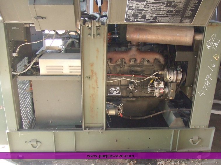 image for item 6702 1984 JR Hollingsworth 30 KW generator