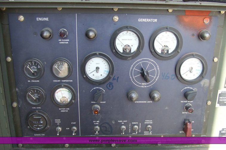 image for item 6702 1984 JR Hollingsworth 30 KW generator