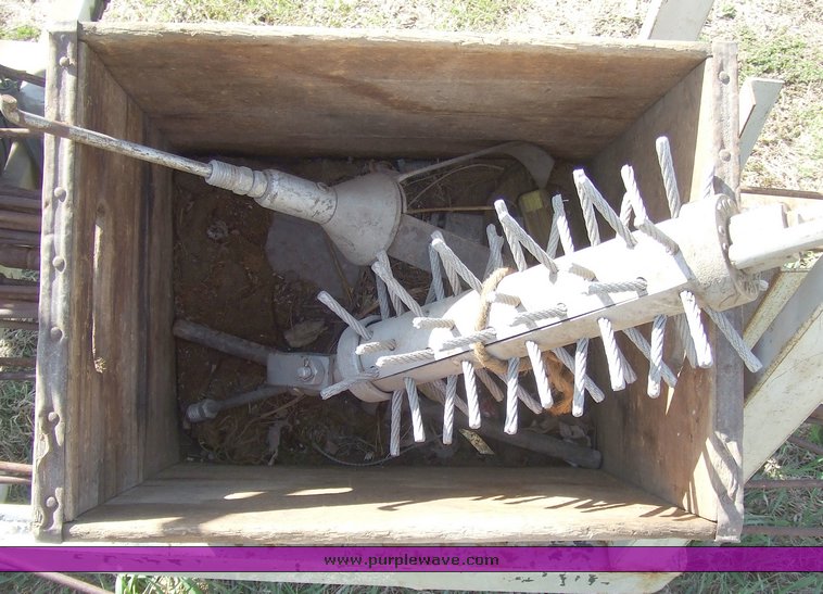 image for item 6703 Sewer auger with single axil trailer