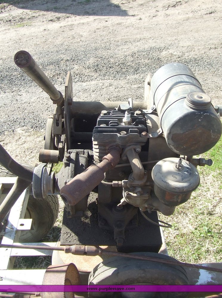 image for item 6703 Sewer auger with single axil trailer