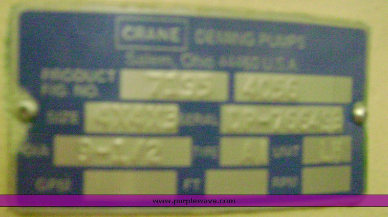 image for item 7038 Crane Deming pump