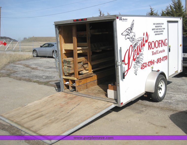 image for item 8951 2005 H&H single axle trailer