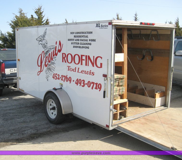 image for item 8951 2005 H&H single axle trailer