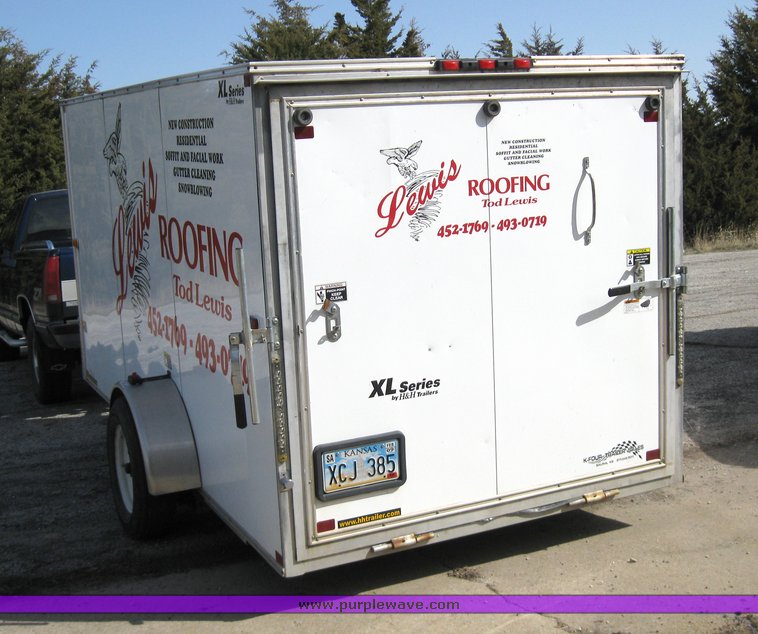 image for item 8951 2005 H&H single axle trailer