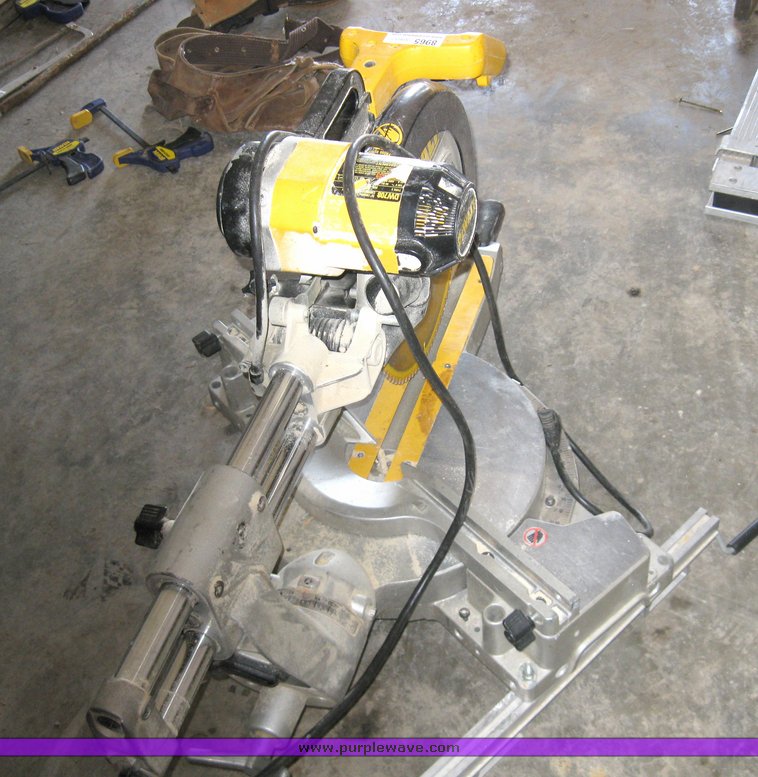 image for item 8965 DeWalt 12" compound miter/slider saw