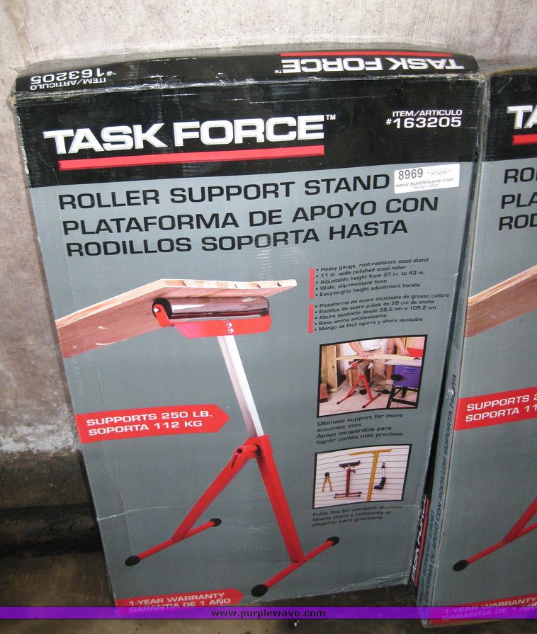 image for item 8969 (2) Task Force roller support stands