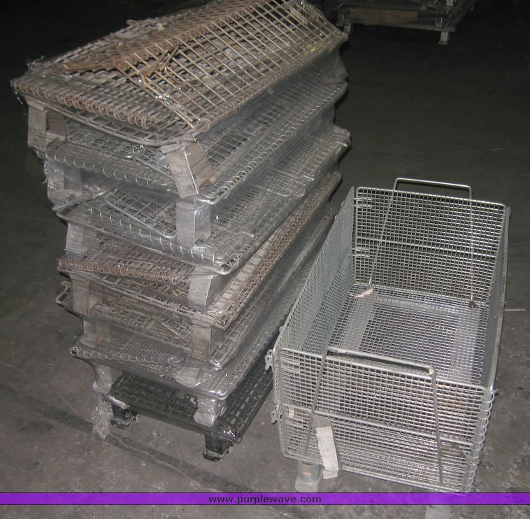 image for item 3033 (9) wire baskets