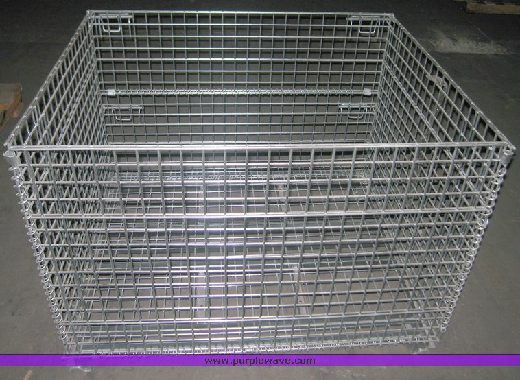 image for item 3071 (25) collapsible wire baskets