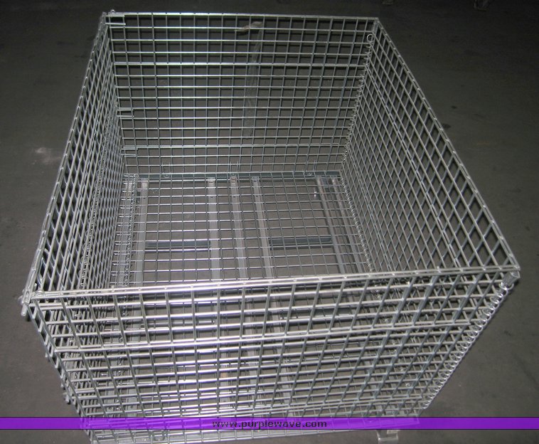image for item 3072 (25) collapsible wire baskets